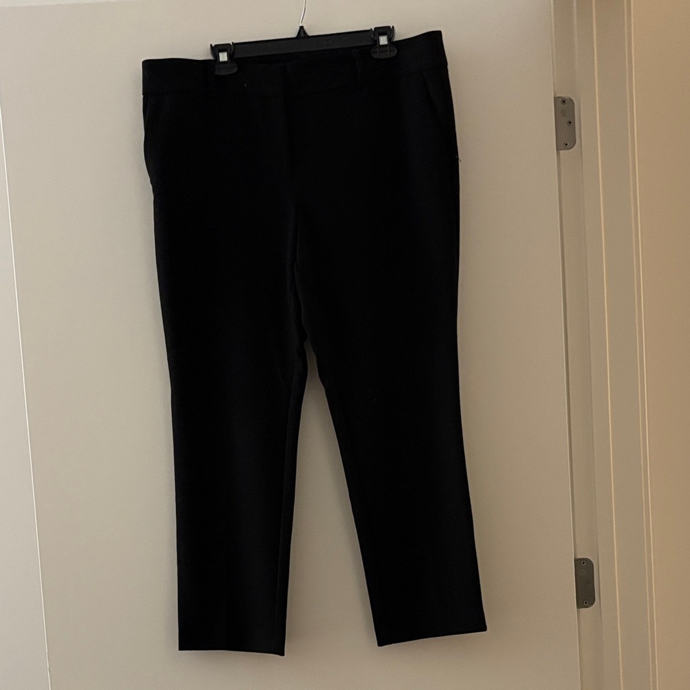 LOFT Black Ankle Dress Pants